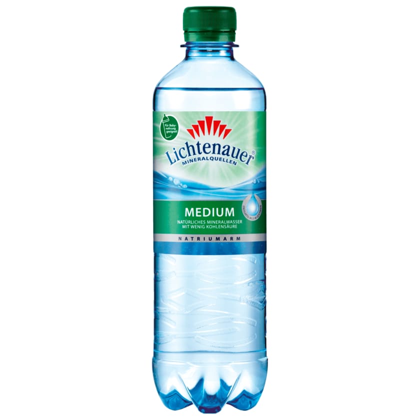 Lichtenauer Mineralwasser Medium 0,5l